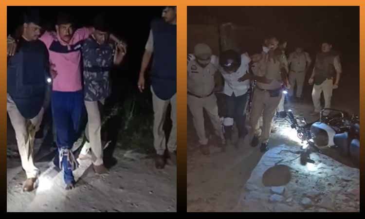 आजमगढ़ में पुलिस की बड़ी कार्रवाई: 24 घंटे में चार एनकाउंटर, कई कुख्यात अपराधी गिरफ्तार